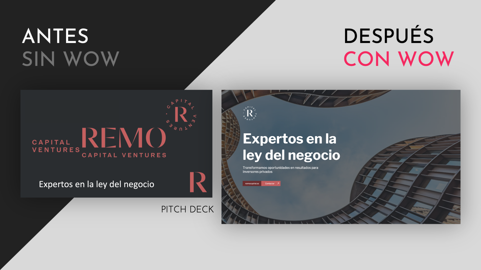 Diseño de Presentación Profesional WoW 5 Presentación de empresa PowerPoint
